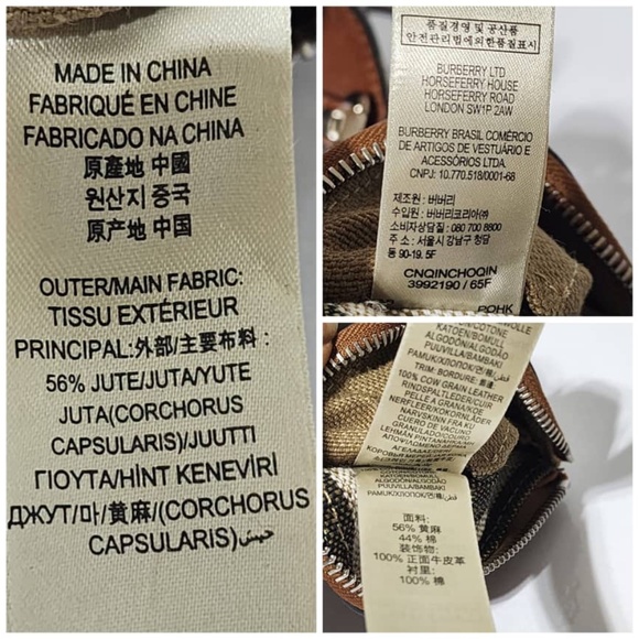 Authentic BURBERRY Canvas Mega Check Camouflage Mini Susanna Hobo Russet  Bag - Picture 10 of 14